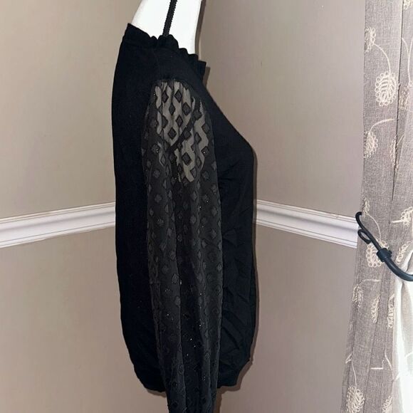 Adrianna Papell Black Blouse - Picture 4 of 8